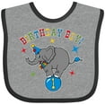thumbnail image 3 of Inktastic Circus Elephant 1st Birthday Boy Boys Baby Bib, 3 of 4