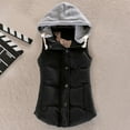 thumbnail image 2 of CEHVOM Manteau Sans Manches Décontracté pour Femmes avec Fermetures Éclair Solides et Chaud, 2 of 4
