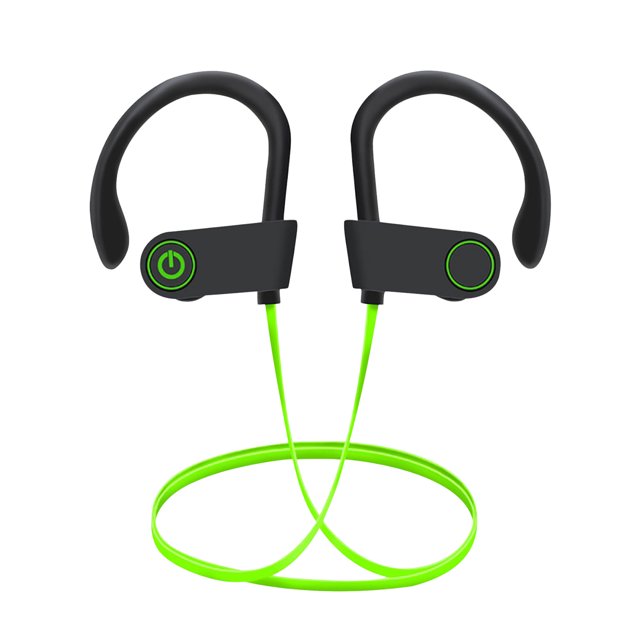 Auricular Bluetooth Auriculares deportivos con gancho para la oreja True Stereo 5.0 Business Heavy Bass Tapones para los oídos duales