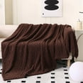 thumbnail image 4 of Yokan Taffeta Reversible Blanket, Luxury Velvet Quilts, Soft Polyester Throw Blanket for Couch, Bed & Office Nap, Perfect Gift Blanket, Cozy Bed Quilts, Multi-Seasonal Use, 4 of 6