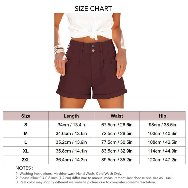 Pantalones cortos de verano de cintura alta, pantalones cortos de verano para mujer, pantalones cortos altos de verano con bolsillos, pantalones cortos casuales para mujer, integración perfecta
