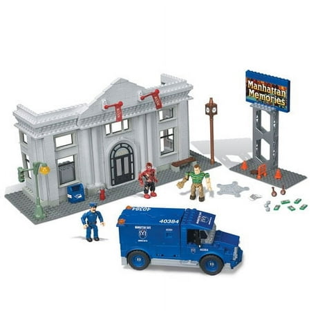 Mega Bloks Spider-Man 3 Sandman Bank Hiest Playset