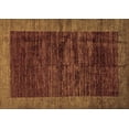 thumbnail image 1 of Ahgly Company Indoor Rectangle Abstract Brown Modern Area Rugs, 4' x 6', 1 of 4