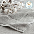 thumbnail image 5 of Clara Clark Bath Towels Set, 100% Cotton Luxury Softness 6 Pc Set, Gray, 5 of 7