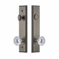 thumbnail image 2 of Grandeur Carr  Tall Plate Single Cylinder One Piece Knobset with Fontainebleau Knob, 2 of 6
