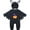 Pumpkin hat, variant on WIBACKER 3M-24M Infant Unisex Baby Halloween Dress Up Clothes Bat Wings Romper with Cap Newborn Animal Costumes