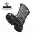 thumbnail image 4 of Men's Waterproof Hiking Winter Snow Boots Insulated Fur Liner Lightweight Outdoor Tall Boots, 4 of 5