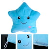 Cute Plush Doll Toy Stuffed LED Glowing Stars Pillow Cushion Bolster Gift 41cm Blue