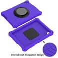 thumbnail image 4 of Dteck Kids Case for Lenovo Tab M10 Plus 10.3 Inch TB-X606F/TB-X606X, Heavy Shockproof Case Kids Friendly Cover with Shoulder Strap/Handle Stand for Lenovo Tab M10 FHD Plus 2020, Purple, 4 of 6