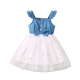thumbnail image 1 of Nuevo Lindo Bebé Niñas Primavera Verano Denim Princesa Ropa Niño Tutú Bebé Niñas Tul Malla Vestido Casual Conjunto de dos piezas 2-6Years3T (Etiqueta 110) Gao Jinjia LED, 1 of 2
