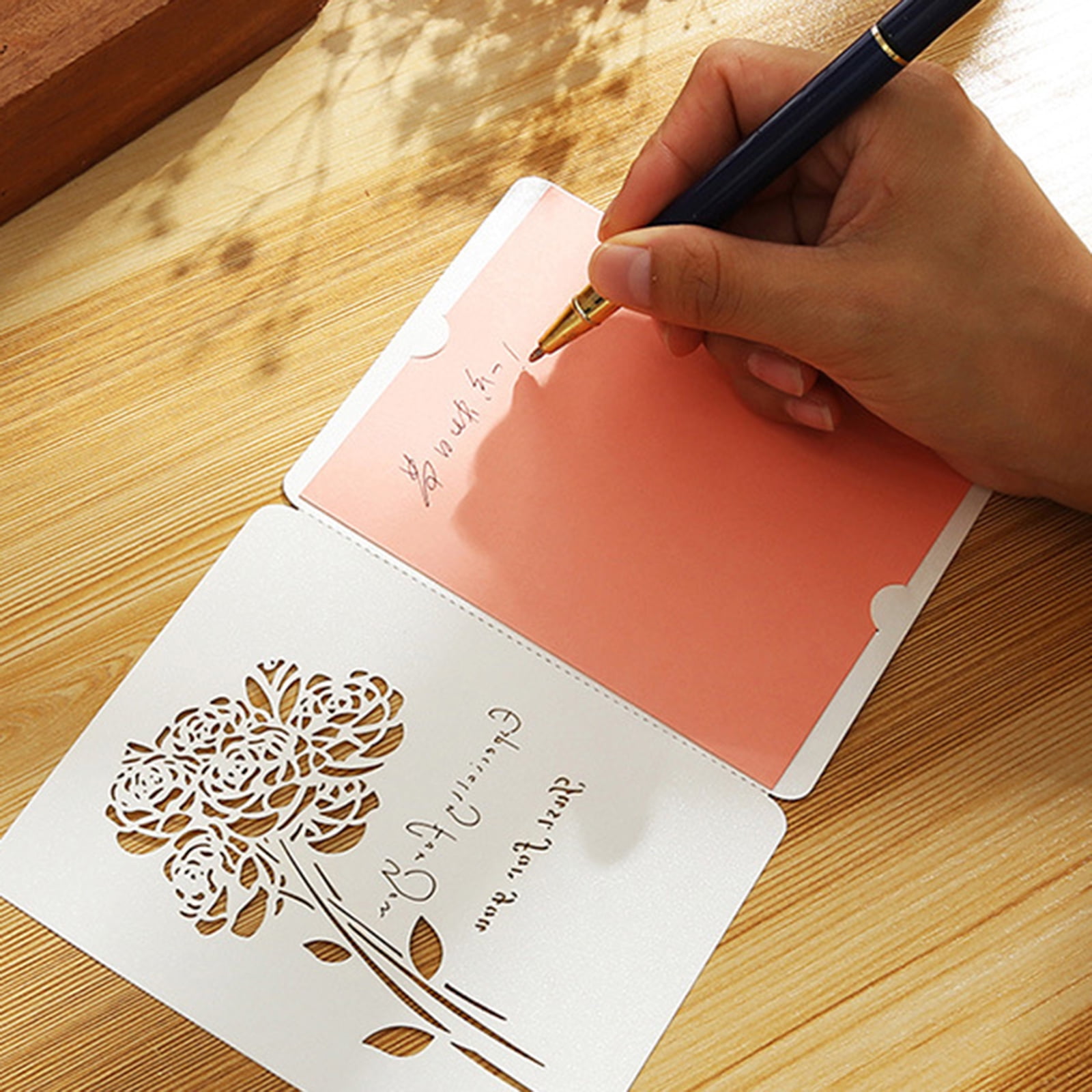 Retro Calligraphy Feather Dip Fountain Pen Writing Ink Notebook Stationery Box