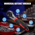 thumbnail image 2 of ABCISI Adjustable Ratchet Wrench for 6-22mm Screw, Universal Portable Socket Ratcheting Wrench with Non-slip Handle, Reversible Gear, 2 of 6