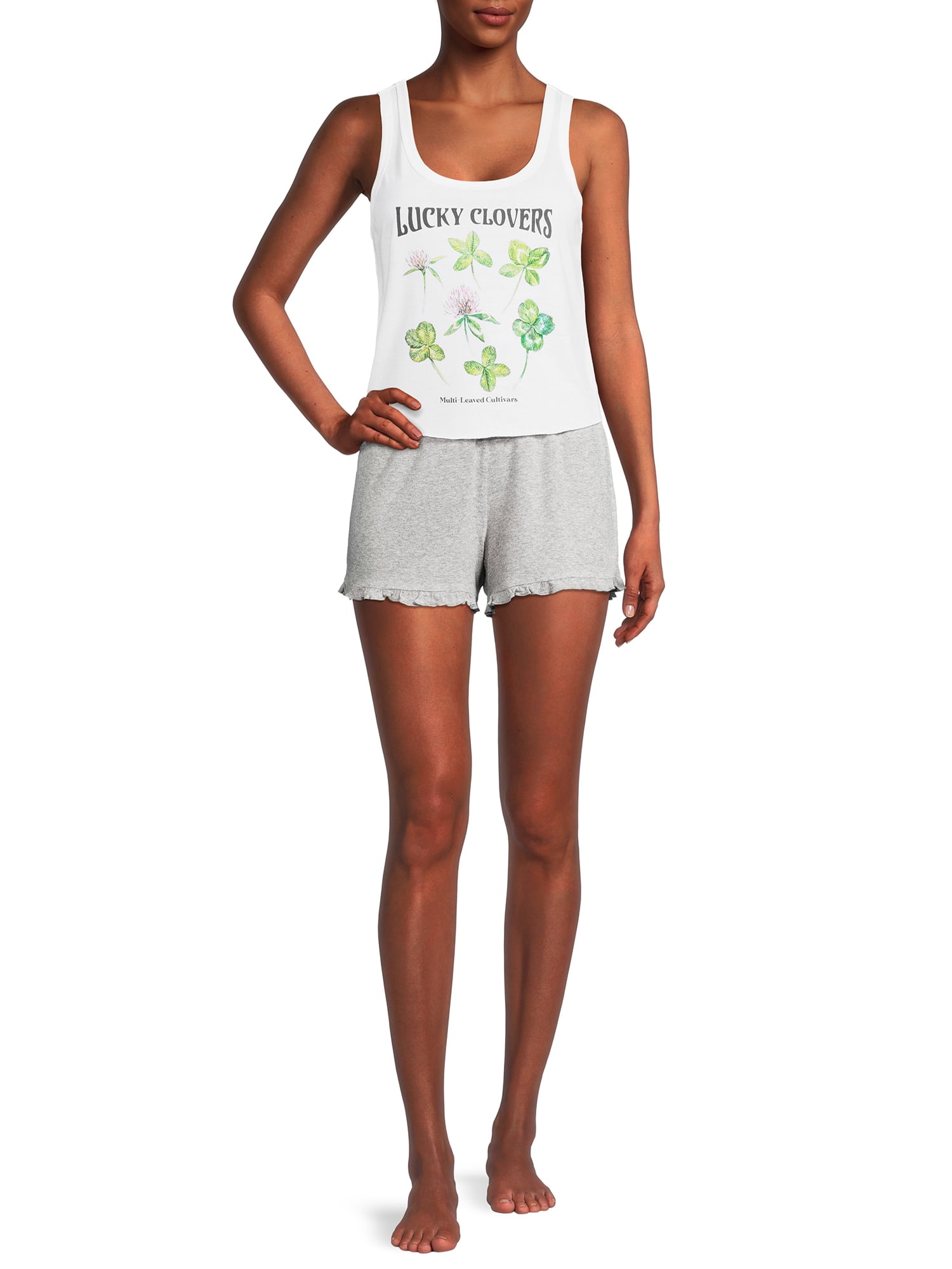 The Unbranded Brand by Mad Engine Sleeveless Pajamas (Women's or Juniors), 2 Piece Set