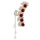 thumbnail image 1 of TQEHS Accesorios para el cabello Pinza para el cabello con forma de rosa roja Tocado para mujer Pinza para el cabello con borlas E1 J5 V5E1, 1 of 1