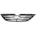thumbnail image 4 of CAPA For 2014-14 Sonata 2.0L/2.4L Front Face Bar Grille Assembly Chrome Plastic, 4 of 5