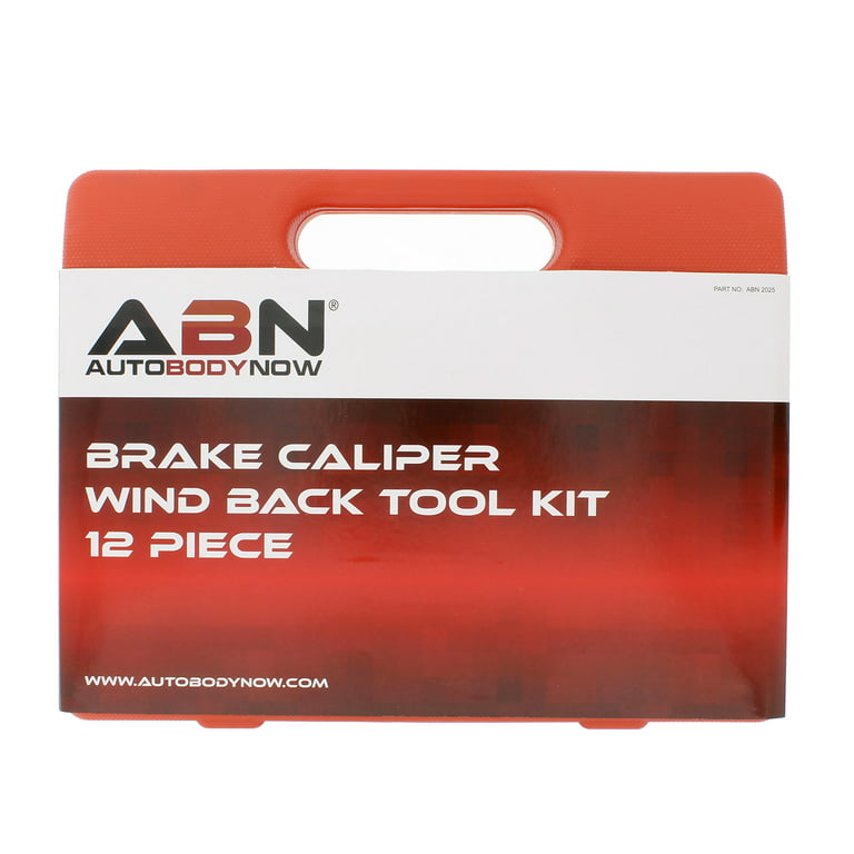 ABN Front and Rear Caliper Brake Rewind and Piston Compression 12-Piece Tool  Kit 