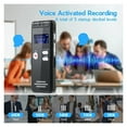 thumbnail image 6 of Digital Activated Recorder with Playback Recording Device, HD Dual MIC Tape Recorder Device, 6 of 6