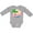AC-Heather Grey, variant on Inktastic I Love California with Ocean and Palm Trees Boys or Girls Long Sleeve Baby Bodysuit