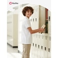 thumbnail image 7 of PatPat Boys Polo Shirts Short Sleeve Collared Button Placket School Tops13-14Y, 7 of 7