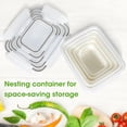 thumbnail image 5 of Fruit and Vegetable Organizer, 8-pack Double DrainerFruit & Vegetable Storage Box,,Kitchen Accessories Storage Organizer, Household Essentials, 5 of 9