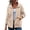 Beige, variant on Sweatshirt for Women Full Zip Up Hoodie Long Sleeve Hooded Sweatshirts Pockets Jacket Coat for Women