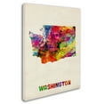 thumbnail image 2 of Trademark Fine Art "Washington Map" Canvas Wall Art by Michael Tompsett, 2 of 3