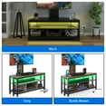 thumbnail image 3 of Dextrus Height Adjustable TV Stand Mount, Swivel Entertainment Center with Power Outlet and LED Lights, for TVs up to 70 inches, 3 of 7