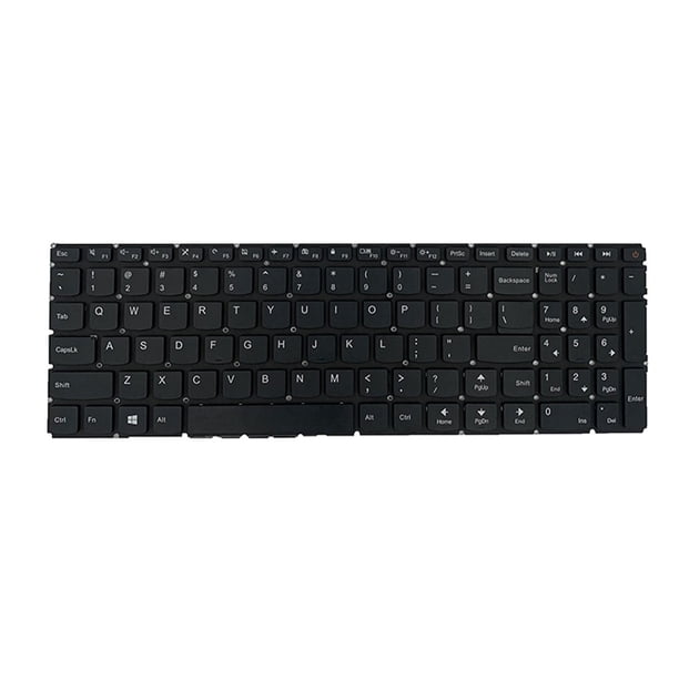 Moyic Teclado para ordenador portátil, escritura fluida, botón de encendido para oficina y hogar, reemplazo de teclados a prueba de polvo Juegos de teclado y mouse para computadora