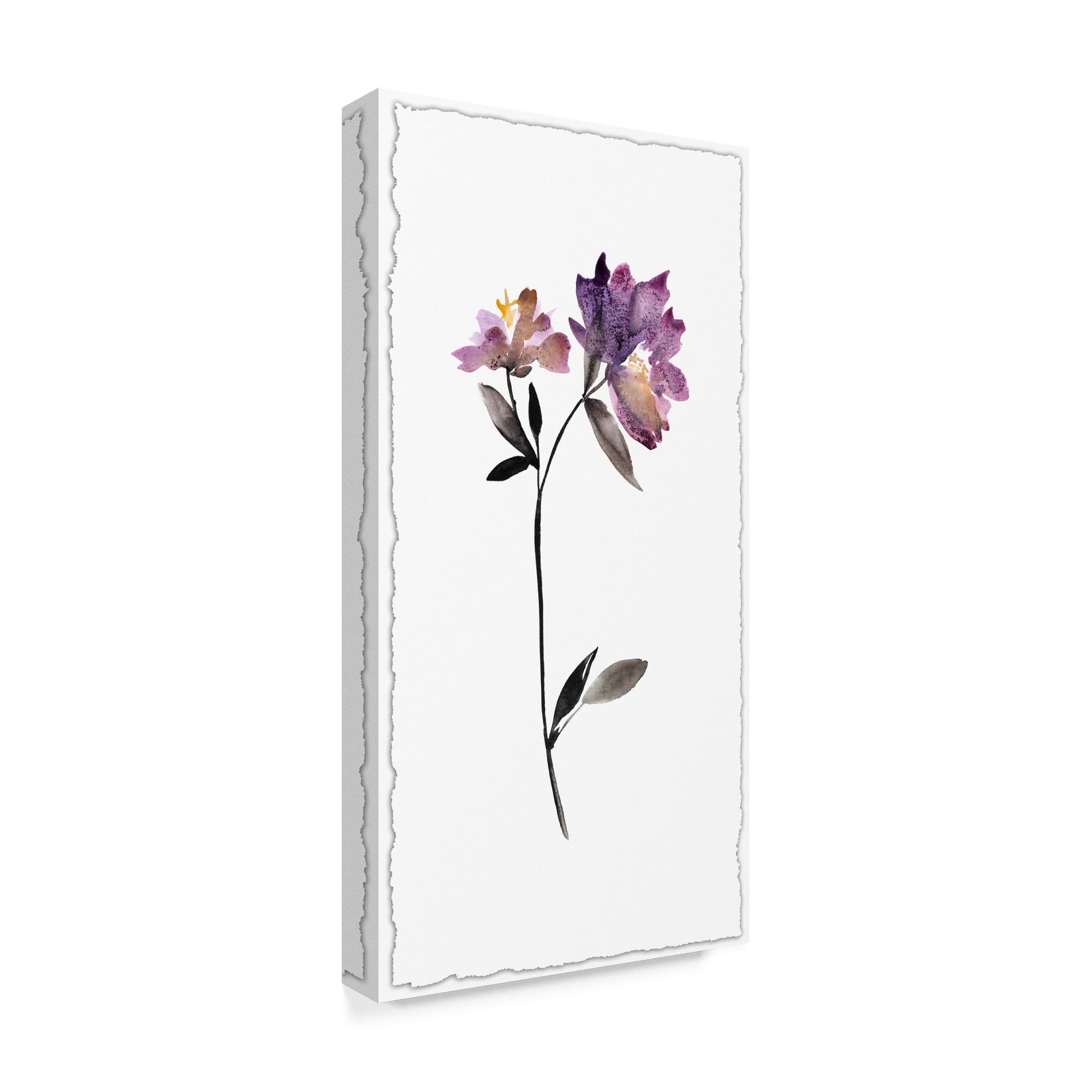 Trademark Fine Art 'Floral Watercolor III' Canvas Art by Kiana Mosley