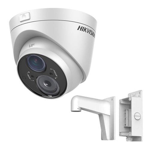 Hikvision Outdoor IR Turret Camera w/ Wall mount Outdoor IR Turret