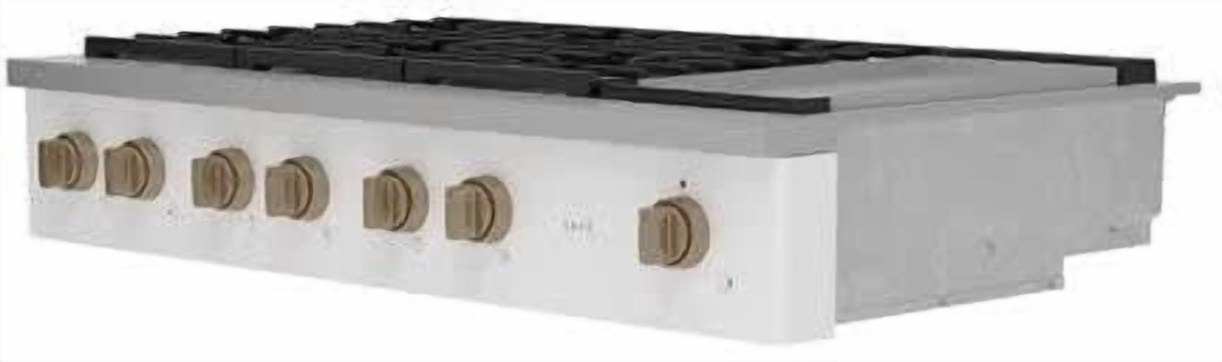 48 Inch Commercial-Style Gas Rangetop with 6 Sealed Burners, Continuous Grates