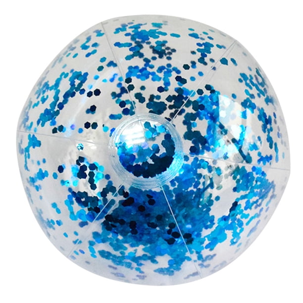 Pelotas de playa de juguete de 23,6 pulgadas, globos de pelota de playa de juguete para fiestas de verano (azul) JShteea Para Estrenar