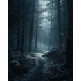 thumbnail image 4 of Maki 12x14 White Modern Wood Framed Wall Art Titled - The Thaw I, 4 of 6