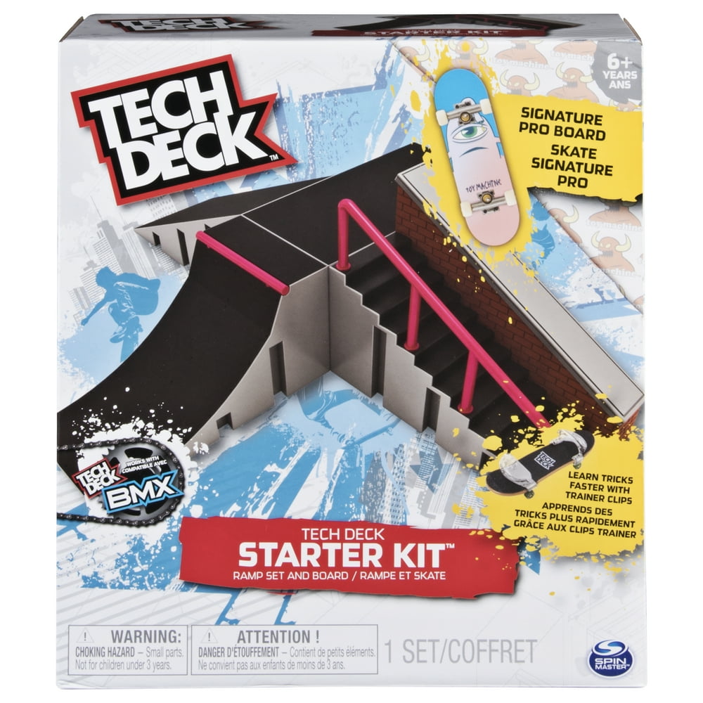 Tech Deck Starter Kit Ramp Set and Board