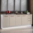 thumbnail image 1 of Mueble de Cocina Madesa Agata Con Tarja 200cm Blanco/Crema, 1 of 10