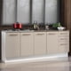 thumbnail image 1 of Mueble de Cocina Madesa Agata Con Tarja 200cm Blanco/Crema, 1 of 10
