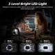 thumbnail image 4 of CONBOLA Ventilador portátil con batería con linterna LED, 10400 mAh, pequeño ventilador de camping silencioso recargable para exteriores, ventilador de escritorio personal, ventilador de mesa con ganc, 4 of 5