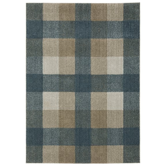 Alton Farmhouse Rug 5093X in Teal Rectangle 3' 3" X 4 ' 11"