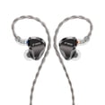 thumbnail image 1 of FiiO/JadeAudio JH5 1DD+4BA Hybrid 5 Drivers HiFi In-Ear Monitors Auricular, Desmontable 0,78 mm Cable de 2 pines Conector de 3,5 mm para audiófilos/músicos (negro), 1 of 5