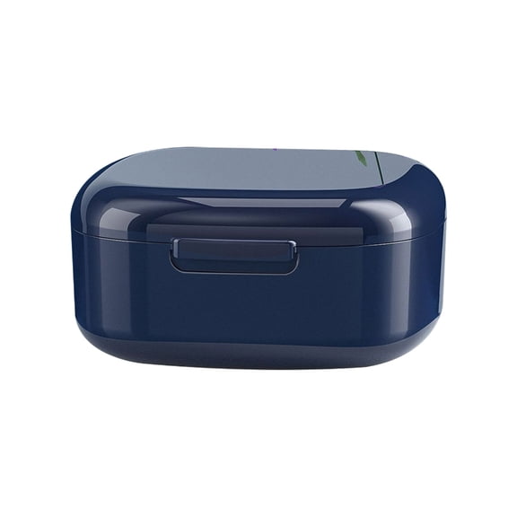 Denture Storage Case With Adaptable Soak Tray And Drain Holes For Dentures Retainers Aligners Hygienic Cleaning Chest Food Grade Plastic