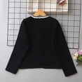 thumbnail image 2 of WXFAZCVU Girls Sweater Comfortable Soft Button Down Cardigan Elegant Outerwear Going Out Size 11-12Years, 2 of 4