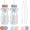 Blueberry Pie & Firetruck, variant on The 730 Project Honey Bear Transition First Straw Cup for Toddlers, 8 oz, Therapy Baby Bottle, Red/Blue, 2 Pack