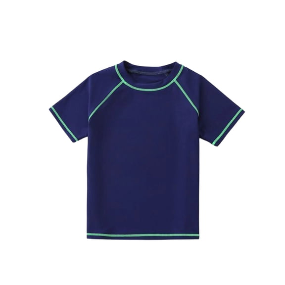 BFHHFA Boys Athletic Shirt UPF 50  Quick Dry Short Sleeve Tops Summer Performance Basic Tees for Youth Boys Size 4-12 Years