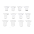 thumbnail image 1 of 12pcs Padded Comforter Clips, Preventing Comforters From Shifting, Blanket Fasteners Clips To Secure Bedding, White Duvet Clips For Bed, 1 of 8
