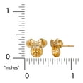 thumbnail image 2 of Disney Minnie Mouse Birthstone 10KT Gold Stud Earrings (See More Colors), 2 of 4