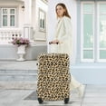 thumbnail image 2 of Hardshell Luggage Sets 3-Piece Expandable Lightweight PC Suitcase with TSA Lock Spinner Wheels, 20"+24"+28" Brown Leopard Travel Luggage, 2 of 9