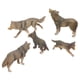 thumbnail image 5 of Juego de Modelos de Lobo ANGGREK Figura de Lobo Juguetes Decoración escritorio, 5 of 8