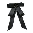 thumbnail image 2 of Abbraccia Womens Bow Tie Fashion Neck Tie Jewelry for Cosplay Banquet Ornament Satin Black, 2 of 9