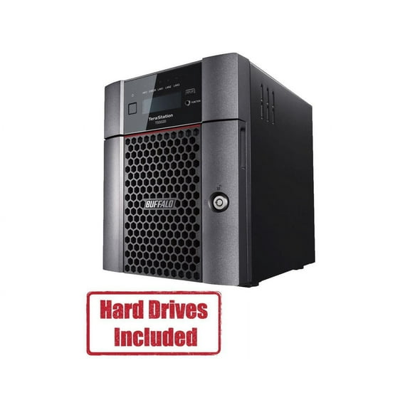 BUFFALO TeraStation 5420DN 4-Bay Secure Business Desktop NAS 16TB (4x4TB) w/ Hard Drives Included - Alpine Quad-core (4 Core) 2 GHz - 4 x HDD Supported - 4 x HDD Installed - 16 TB Installed HDD Cap...