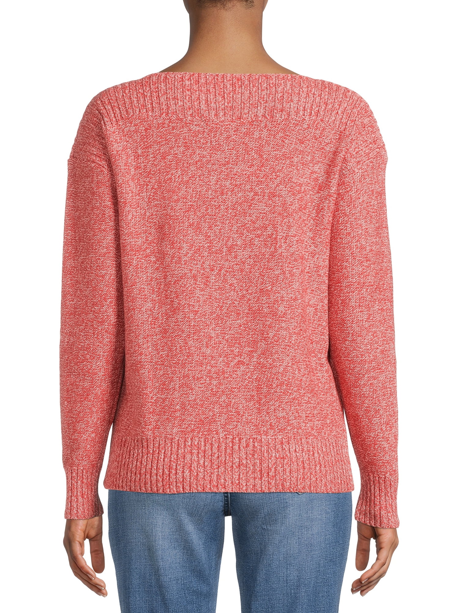 Time and Tru Women's Boatneck Sweater 